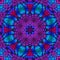 kaleidoscope mosaic crimson symmetrical vibrant effect colored fractal background, beautiful design template
