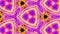 Kaleidoscope patterns of floating triangular shape abstract background.