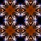 Kaleidoscope, a seamless abstract geometric pattern from the photo - the lights of the night city. It`s a focus. Colored spots of