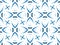Kaleidoscope Shapes Abstract. Blue Bohemian Texture. Watercolor Kaleidoscope.