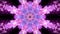 Kaleidoscopic pink blue animated background loop