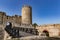 Kalemegdan Fortress is historic castle towers, gate, and bridge in Belgrade, Serbia