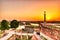 Kalemegdan Fortress and Victor Monument at Sunset, Belgrade