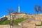 Kalemegdan Park in Belgrade, Serbia with `The Winner Statue`