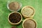 Kali Mirch or Black Pepper Powder and Saunf, Indian Spice