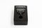 Kalimba, small percussion musical instrument made of black wood isolated