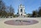 Kaliningrad. Cathedral of Christ the Saviour and anniversary si