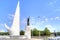 Kaliningrad. Monument to the pioneers of the fishing fleet