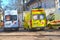 KALININGRAD, RUSSIA. Ambulances in the parking lot of the Central District substation