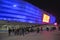 KALININGRAD, RUSSIA. The audience leaves from Baltic Arena stadium after the end of a football match