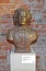 KALININGRAD, RUSSIA. Bust of Anton Grigorievich Rubinstein against a brick wall background. Art Museum