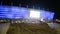 Kaliningrad, Russia. The lit Baltic Arena stadium late evening