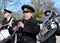 KALININGRAD, RUSSIA.Musicians of a brass naval band