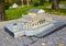 KALININGRAD, RUSSIA. Perm Museum of Local History house of steamer Meshkov. South Park layout. History in Architecture Miniature
