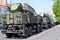 KALININGRAD, RUSSIA. The surface-to-air missile Pantsir-C1 missile air defense gun system on the basis of the KAMAZ car on Sovetsk