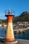 Kalk harbor lighthouse in False Bay in Capetown South Africa