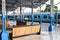 Kalka, Haryana, India May 14 2023 - View of Kalka railway station from where Toy train runs from Kalka Shimla route during daytime