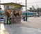 Kalka, Haryana, India May 14 2023 - View of Kalka railway station from where Toy train runs from Kalka Shimla route during daytime