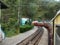 Kalka Shimla toy train narrow gauge at a route station