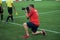 Kallang-Singapore-26Jul2018:Official photographer in action during icc2018 between arsenal against at atletico de madrid