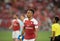 Kallang-Singapore-26Jul2018:Pierre-Emerick Aubameyang #14 player of arsenal in action during icc2018 between arsenal against at at