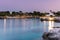 Kallithea Springs after Sunset, Romantic Destination in Rhodes, Greece