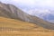 Kalmak Ashu pass in Central Tian Shan mountains, way to Song Kol lake, Kyrgyzstan, Central Asia