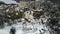 Kalnik mountain winter aerial footage