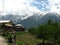 Kalpa town at Himachal Pradesh in India