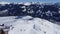 Kaltenbach Hochfugen drone flyover the mountains and skiing village and SKi-Optimal Hochzillertal