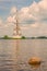 The Kalyazin Bell Tower Flooded Belfry, part of the flooded monastery of St. Nicholas.Tver Region.Russia