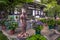 Kamakura - June 06, 2019: Buddhist statues in Hasedera temple in Kamakura, Japan