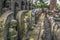 Kamakura - June 06, 2019: Buddhist statues in Hasedera temple in Kamakura, Japan