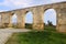 Kamares antique aqueduct in Larnaca, Cyprus