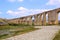 Kamares antique aqueduct in Larnaca, Cyprus