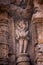 Kamasutra postures in Hindu Indian Temples. Erotic statues. Hindu Sun Temple, Konark, Orissa, India.