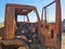 KamAZ 5511 Self-unloading machine truck interior, destroyed