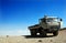 A Kamaz truck on the road between Chaghcharan and the Minaret of Jam in Afghanistan