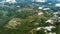 Kamchatka. green landscape near the Bay of Avacha. aerial photography