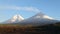 The Kamchatka volcano. Klyuchevskaya hill. The nature of Kamchatka,