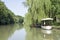 The Kamchia River and a boat for a walk, Bulgaria