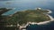 Kamenjak Cape, Premantura Peninsula, Croatia, Aerial View of Scenic Coast