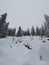 Kamennaya river in the Urals in a wide-angle camera.