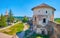 Kamianets-Podilskyi Castle courtyard, Ukraine