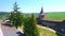 Kamianets-Podilskyi Castle from its rampart, Ukraine