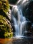 Kamienczyk waterfall near SzklarskaPoreba in Giant mountains or Karkonosze, Poland. Long time exposure