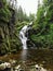 Kamienczyk Waterfall Wodospad Kamienczyka in Sudetes mountains near Szklarska Poreba, Poland