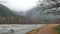 Kamikochi National Park in the Northern Japan Alps of Nagano Prefecture, Japan. Beautiful mountain in autumn leaf with river