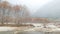 Kamikochi National Park in the Northern Japan Alps of Nagano Prefecture, Japan. Beautiful mountain in autumn leaf with river