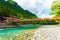 Kamikochi Under Kappa Bridge Azusa River Mountains